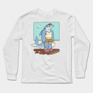 Shark Summer Long Sleeve T-Shirt